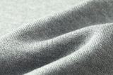 Louis Vuitton 26FW Logo Leather Patch Long Sleeve Embroidered Knit Hoodie - Warm Gray 260721