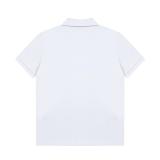 Hermes Logo Official Short Sleeve Polo - White 260721