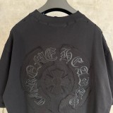Chrome Hearts New Short Sleeve T-Shirt - Charcoal 260721