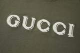 Gucci Logo Short Sleeve Embroidered T-Shirt - Dark Gray 260721