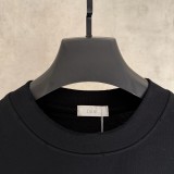 Dior New Half Sleeve Applique T-Shirt - Charcoal 260728