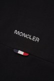Moncler 26SS Cotton Logo Patch Pique Short Sleeve Polo - Black 260728