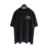 Balenciaga 25SS Short Sleeve Embroidered T-Shirt - Black 260728