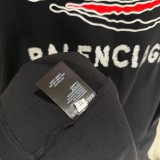Balenciaga 25SS Short Sleeve Embroidered T-Shirt - Black 260728