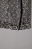 Louis Vuitton Monogram All-Over Print Denim Jacket - Dark Gray 260728