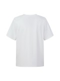 Chrome Hearts Round Neck Pocket Leather Patch Cross Short Sleeve T-Shirt - White 260728