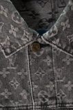 Louis Vuitton Monogram All-Over Print Denim Jacket - Dark Gray 260728
