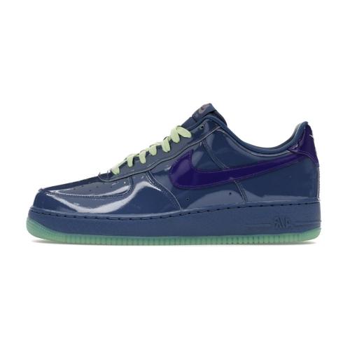 Nike Air Force 1 Low Patent Leather Mystic Navy Grape Ice