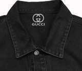 Gucci Painted Bear Denim Vest - Black 260811