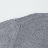 Gucci 24SS Art Letter Logo Round Neck Sweater - Gray 260818