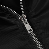 Prada Nylon Multi-Function Jacket - Charcoal 260825