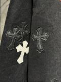 Chrome Hearts 26SS Washed Denim Jacket - Dark Gray 260825