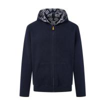 Louis Vuitton Reversible Cashmere Knit Zip Jacket - Charcoal 260825