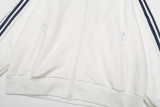 Adidas Stand Collar Zip Jacket - White 260825