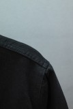 Chrome Hearts Shearling Panel Colorful Jacket - Charcoal 260825