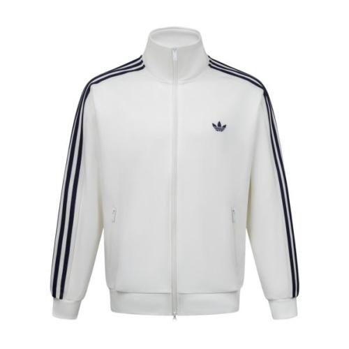 Adidas Stand Collar Zip Jacket - White 260825