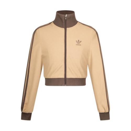 Adidas Waffle Knit Short Zip Jacket - Cream 260901