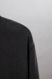 Chrome Hearts Washed Long Sleeve Top - Charcoal 260908