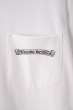 Chrome Hearts Round Neck Colorful Long Sleeve T-Shirt - White 260908