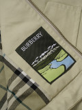 Burberry Embroidered Spread Collar Jacket - Cream 260908