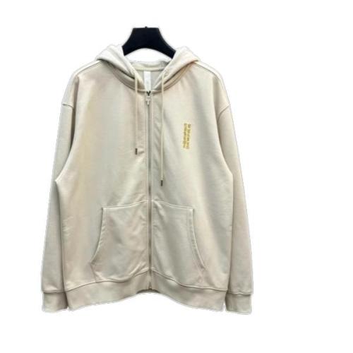 Chrome Hearts Fall Winter Embroidered Long Sleeve Hooded Cardigan - White 260915