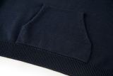 CELINE Embroidered Letter Drawstring Hoodie - Charcoal 260915