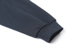 Balenciaga 25SS Polo Collar Embroidered Letter Logo Long Sleeve Hoodie - Blue 261013