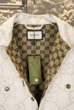 Gucci GG Jacquard Long Sleeve Denim Jacket - White 261020