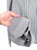 Louis Vuitton Monogram Burnout Knit Long Sleeve Hoodie - Gray 261020