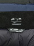 Arc'teryx Winter Macai Hooded Down Embroidered Logo Long Sleeve Jacket - Dark Gray 261020