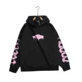 Balenciaga 26FW Mud-Dye Double B Hand-Painted Graffiti Heavyweight Long Sleeve Hooded Jacket - Charcoal 261020