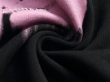 Balenciaga 26FW Mud-Dye Double B Hand-Painted Graffiti Heavyweight Long Sleeve Hooded Jacket - Charcoal 261020