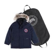 Canada Goose Classic Expedition Fur Hood Logo Down Jacket - Charcoal 261020