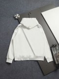 Balenciaga 26FW Lightning Eiffel Tower Graffiti Heavyweight Long Sleeve Embroidered Hooded Jacket - White 261020