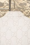 Gucci GG Jacquard Long Sleeve Denim Jacket - White 261020