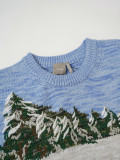Dior Dioralps Limited Edition Snow Scene Long Sleeve Embroidered Sweater - White 261020