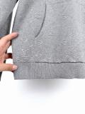 Louis Vuitton Monogram Burnout Knit Long Sleeve Hoodie - Gray 261020