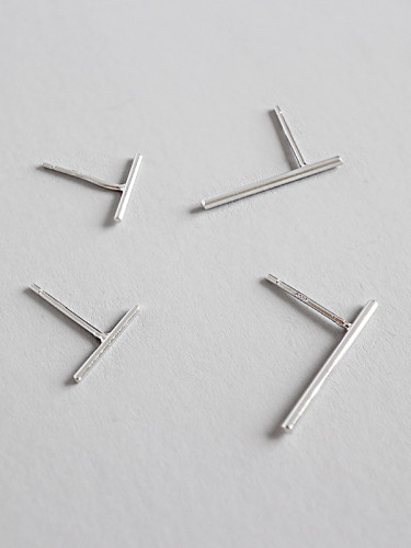 Sterling Silver minimalist geometric studs earring