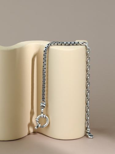 925 Sterling Silver Vintage chain Link Bracelet