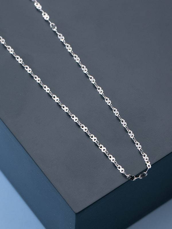 925 Sterling Silver Irregular Minimalist Choker Necklace