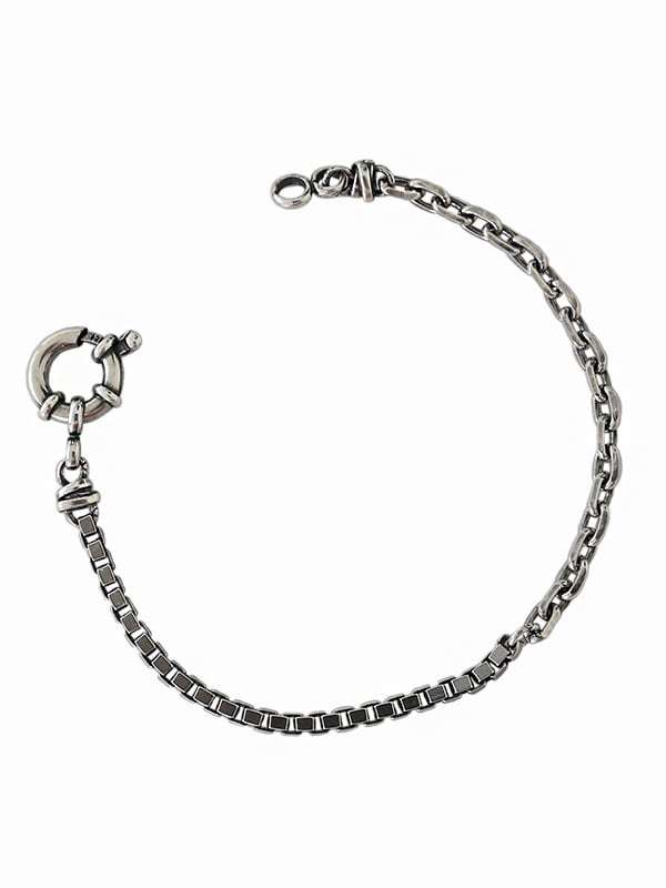 925 Sterling Silver Vintage chain Link Bracelet