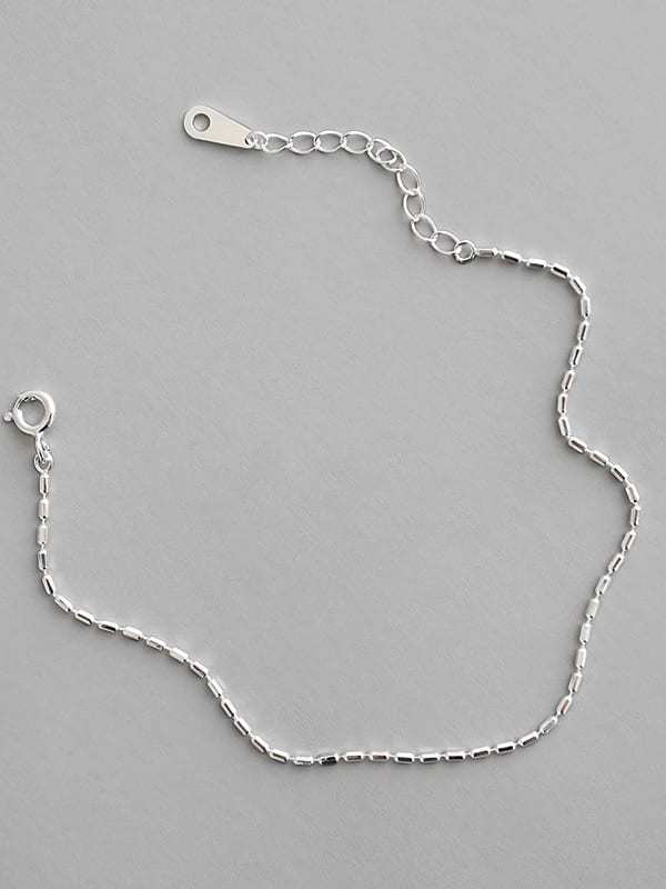 925 Sterling Silver Minimalist Link Bracelet