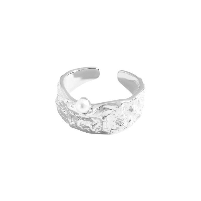 925 Sterling Silver Myrology Quality Refer To Ring Crumpled Rings