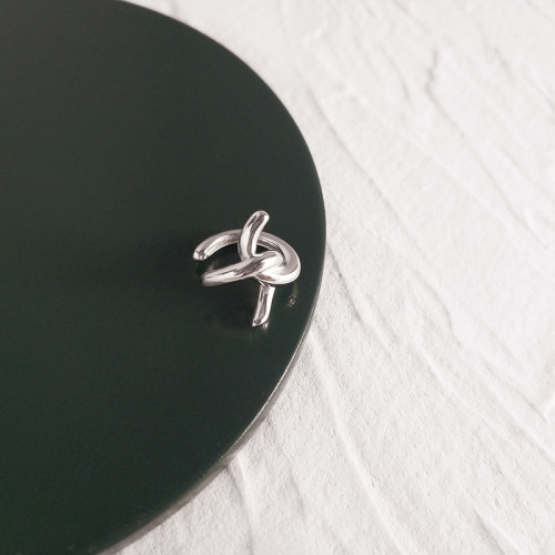 925 Sterling Silver Fashion Ear Hole Female Versatile Minimalist Clip On Earrings