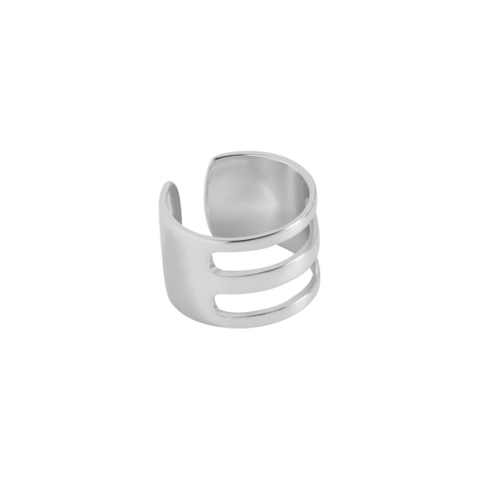 925 Sterling Silver Temperament All-Match Third Ring Joint Refer To Ring Minimalist Rings