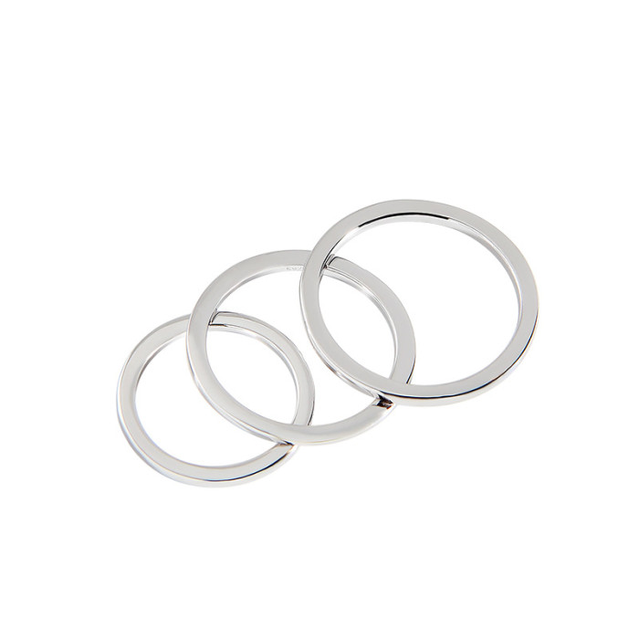 925 Sterling Silver Design Sense Quality Plans Light Circle Refer To Ring Minimalist Rings