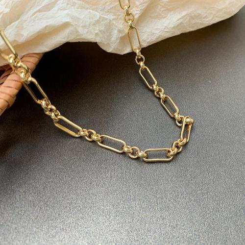 Necklace Women'S Splicing Light Luxury Fashion Personality Versatile Wearable Cold Wind Clavicle Chain