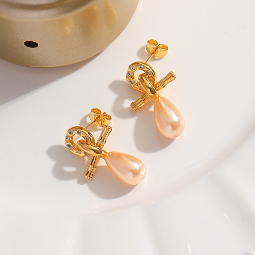 Pearl Earrings Women'S Fashion Light Luxury Earrings Personalized Niche Design Versatile Earrings