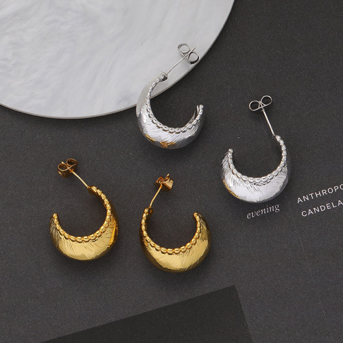 Light Luxury Earrings Women 2022 Cool Wind Earrings Simple And Versatile Earrings