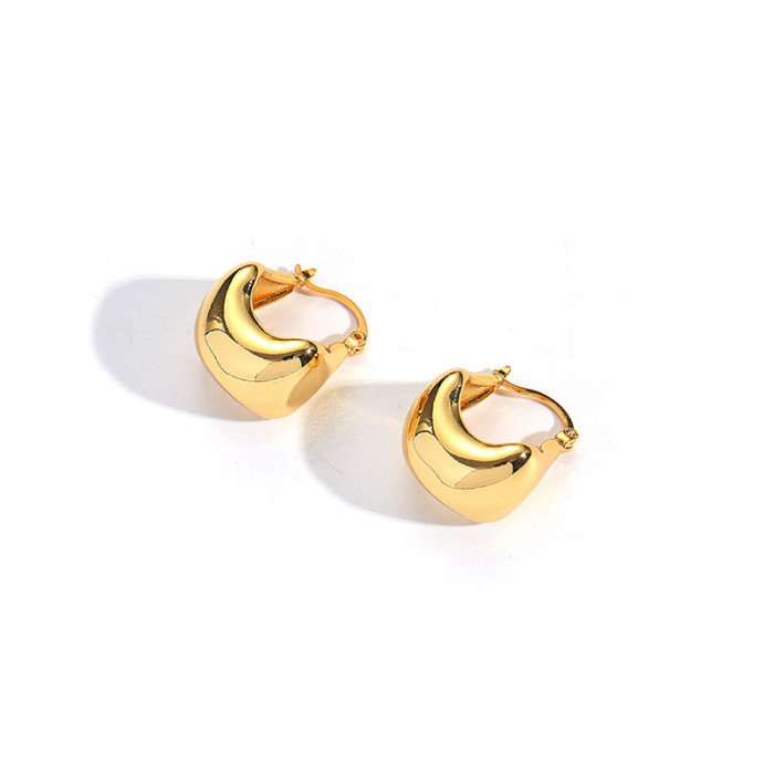 Light Luxury Earrings Women Earrings Simple Personalized Style Niche Design Earrings